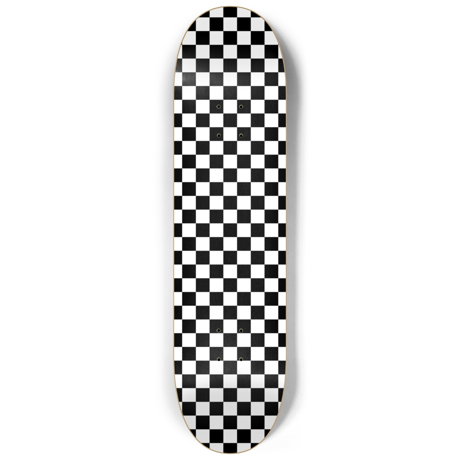 Checker Bored Skate Deck